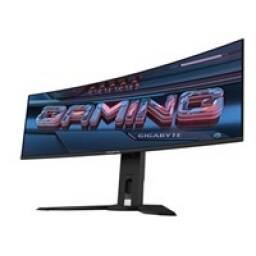 Gigabyte - OLED monitor - Curved Screen - 34 - 3440 x 1440 - IPS - HDMI  DisplayPort  USB  USB-C - Black