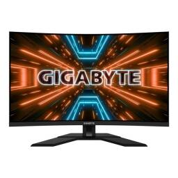 Gigabyte M32QC - Monitor LED - gaming - curvado - 31.5 - 2560 x 1440 QHD @ 165 Hz - VA - 350 cdm - 3000:1 - DisplayHD