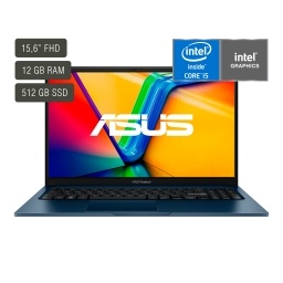 NOTEBOOK ASUS VIVOBOOK X1504ZA-NJ1140X ( I5-1235U/8GB /512SSD/15,6"FHD/W11PRO)