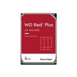 WD Red Plus WD40EFPX - Disco duro - 4 TB - interno - 3.5 - SATA 6Gbs - 5400 rpm - bfer: 256 MB